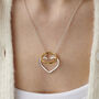 Personalised Heart Ring Holder Necklace, thumbnail 8 of 8