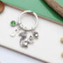Personalised Cute Squirrel And Acorn Keyring Nature Lover Gift, thumbnail 3 of 11