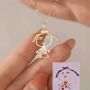 Custom Kids Hand Drawing Necklace, thumbnail 1 of 6