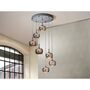 Seven Light Dimmable Spiral Crystal Ceiling Pendant, thumbnail 1 of 2