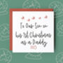 To Our/My Son On His First Christmas As A Daddy Card, thumbnail 1 of 3
