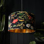 Shadow Caller Velvet Lampshade With Gold Lining, thumbnail 1 of 11