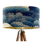 Oriental Blue Cloud Lampshade, Oriental Skyscape, thumbnail 7 of 7