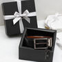 Personalised Luxury Leather Reversible Belt, thumbnail 4 of 5