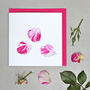 Card With Rose Petals Illustrations, thumbnail 1 of 3