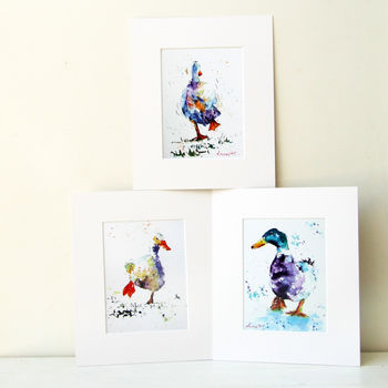 Duck Print, Dawdling Duck, 4 of 7