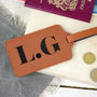 Personalised Initials Luggage Tag Travel Gift Friend, thumbnail 2 of 5