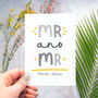 Personalised Mr And Mr Card, thumbnail 2 of 9