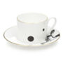 Zebra And Coco Bone China Cup And Saucer, thumbnail 4 of 6