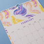 2023 Paint Strokes Wall Calendar | A4 Calendar, thumbnail 4 of 9