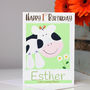 Personalised Farm Cow Relation Birthday Card, thumbnail 3 of 8