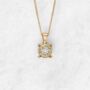 Genuine Diamond Necklace In 9ct Gold, thumbnail 7 of 12