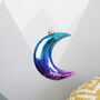 Rainbow Ombre Personalised LED Hanging Moon Light, thumbnail 6 of 12