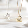 Personalised Hand And Footprint Heart Necklace, thumbnail 2 of 8