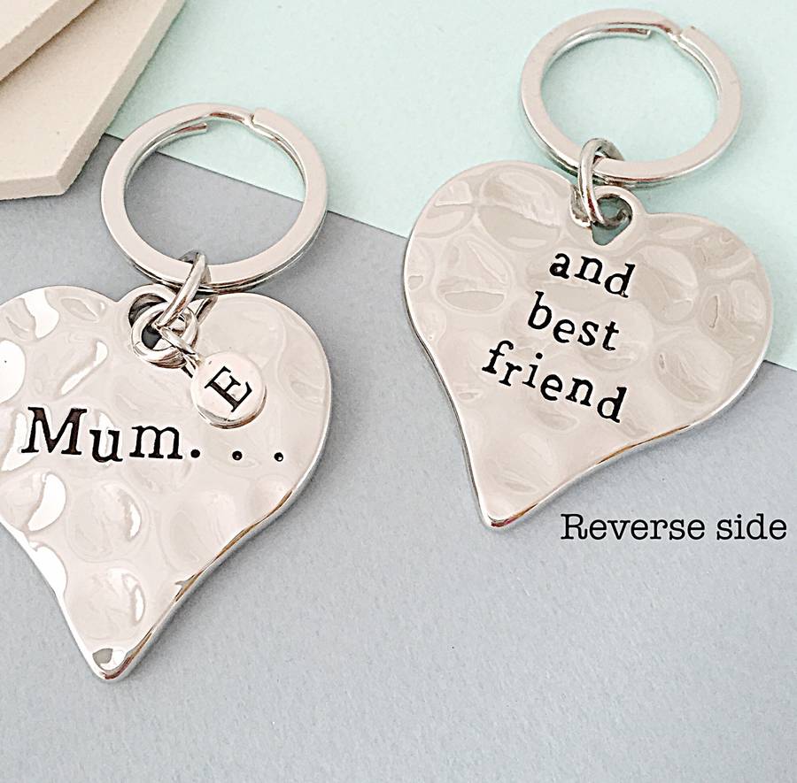 personalised best friend keyring