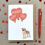 Personalised Border Terrier Happy Mother's Day Card, thumbnail 1 of 2