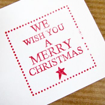 Set Of Five Small Merry Christmas Gift Tags, 3 of 3