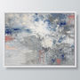 'Indy Razz' Framed Giclée Abstract Canvas Print Art, thumbnail 4 of 6