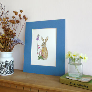 Hare And Harebell Giclee Fine Art Print, 6 of 8