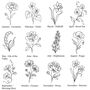 Personalised Birthday Flower Tote Bag Gift For Her, thumbnail 3 of 7