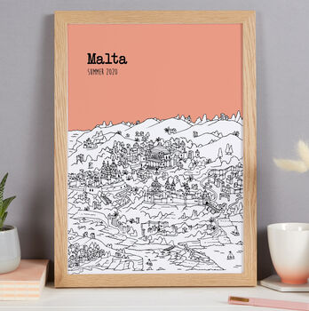Personalised Malta Print, 2 of 9