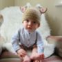 Child's Crochet Reindeer Hat, thumbnail 2 of 3