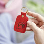 Personalised Leather Keyring With Childs Drawing, thumbnail 3 of 9