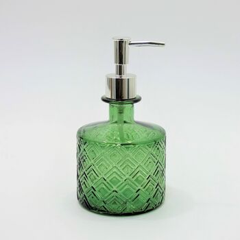 Recycled Glass Soap Dispenser | 350ml | Six Colours, 2 of 7