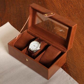 Personalised Grandad's Luxury Watch Box, 3 of 6