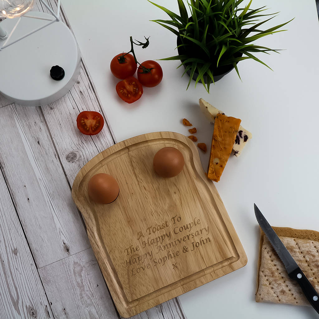 Personalised Egg And Toast Board By Jacob Noah