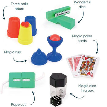 Magic Trick Game Christmas Crackers Set Of Six, 2 of 4