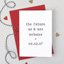 Personalised 'The Future' Engagement Card, thumbnail 1 of 4