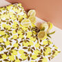 Citrus Lemon Pattern Wrapping Paper Sheet, thumbnail 3 of 4