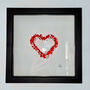 Crystal Clear And Red Heart Framed Art Work, thumbnail 2 of 7