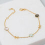 Miramar Gold Gemstone Friendship Bracelet, thumbnail 1 of 3