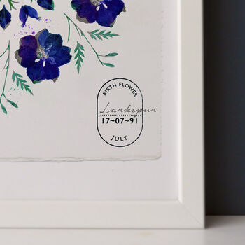 Birth Flower Mandala Personalised Print, 2 of 12