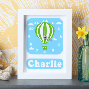 Personalised Children's Hot Air Balloon Clock, 4 of 4