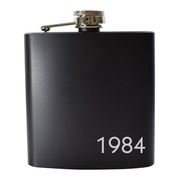Personalised Birth Year Hip Flask, 3 of 12