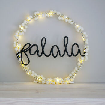 Fa La La Wreath Light, 9 of 10