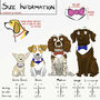 Personalised Dog Bow Tie Wedding Bandana, thumbnail 12 of 12