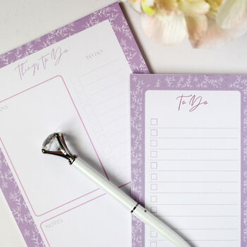 Desk Planner And To Do List Set | Choose Pattern, 4 of 5