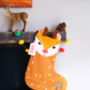 Personalised Animal Character Christmas Stocking, thumbnail 2 of 3