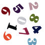 Felt Iron On Numbers In Three Sizes And 24 Colours, thumbnail 1 of 2
