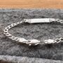 Personalised Sterling Silver Baby Boys ID Bracelet, thumbnail 4 of 7