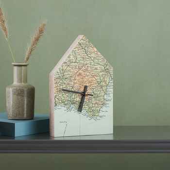 Personalised Map Location House Wall Clock, 5 of 9
