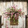 Vermicelli Flower Basket Wreath, thumbnail 2 of 7