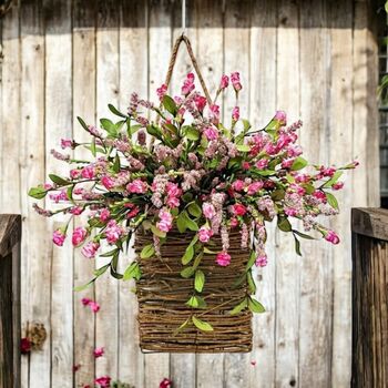 Vermicelli Flower Basket Wreath, 2 of 7