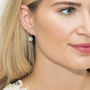 Salisbury Rhodium, Gold Or Rose Gold Plated Earrings, thumbnail 9 of 11