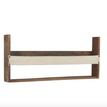 Wooden Shelf With Webbing Strap, 3 of 3