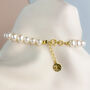 Sterling Silver Pearl Bead Bracelet, thumbnail 4 of 5